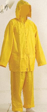 CARINA - ochranný oblek s kapucí, nylon-PVC žlutý