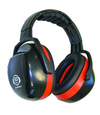 Sluchátka Ear Defender ED3, černo-červené