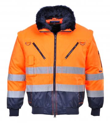 Reflexn bunda PJ50-oranov/modr