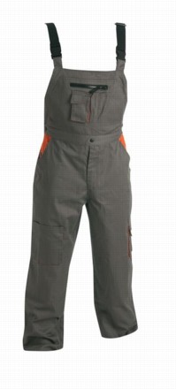 DESMAN - montrkov kalhoty s nprsenkou, edo-oranov