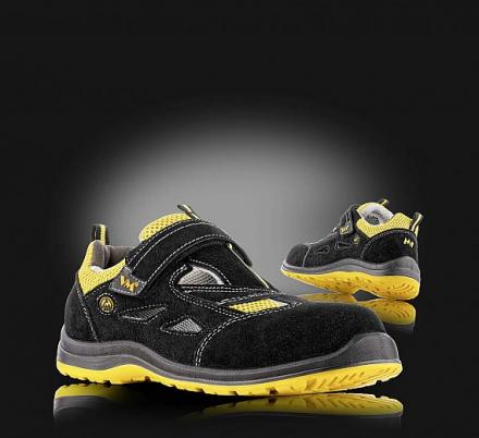 Sandál VM MICHIGAN 2145-S1PESD, černo-žlutá