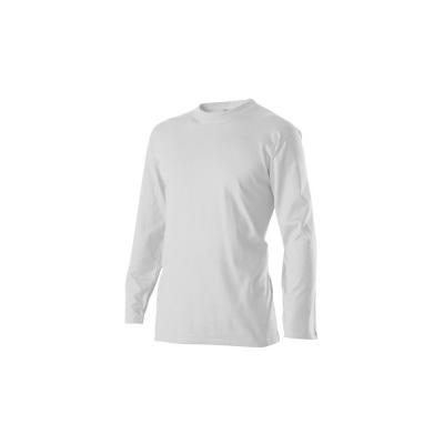 Pánské tričko 160g, dlouhý rukáv, bílé